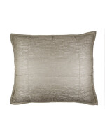 ANN GISH STRIA QUILTED PILLOW, BRONZE