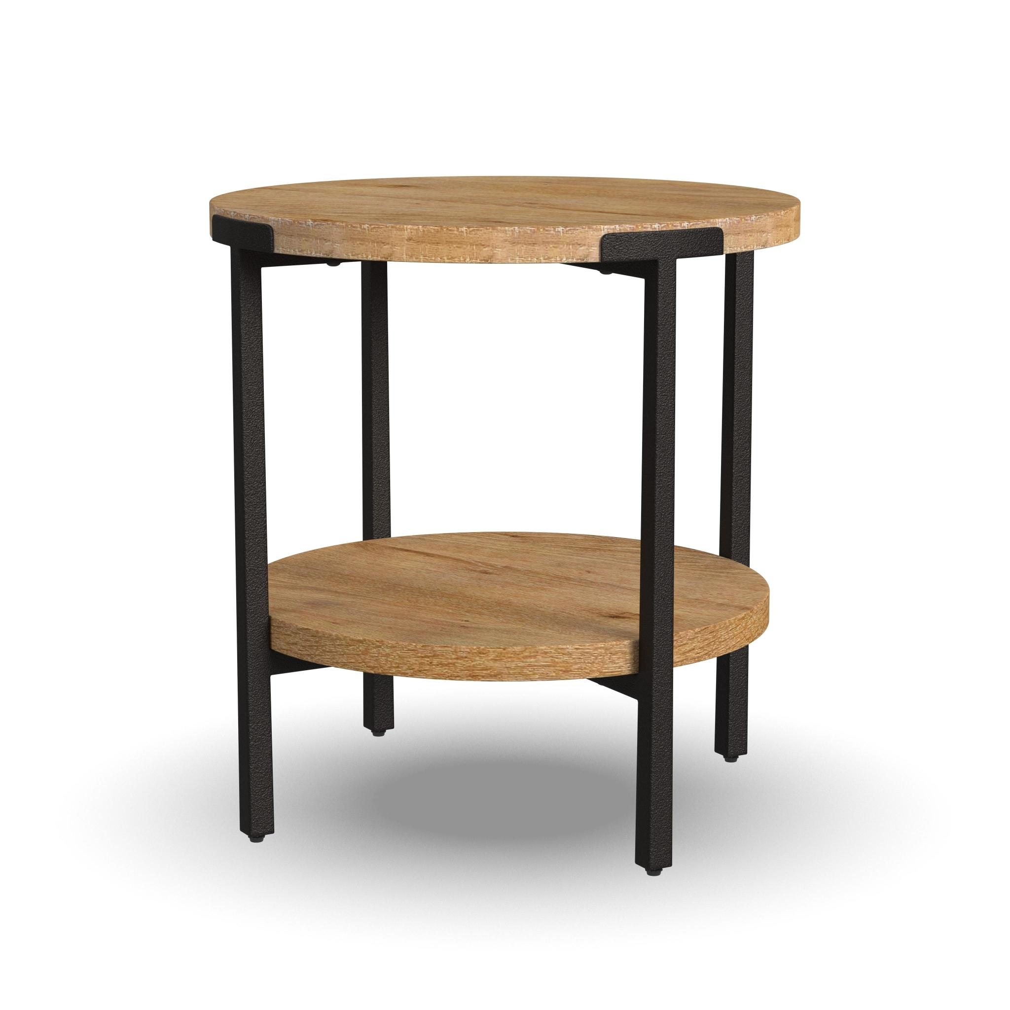 FLEXSTEEL MILLWORK ROUND END TABLE - Swans Fine Home