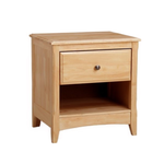 NIGHT & DAY SECRETS 1 DRAWER NIGHTSTAND - NAT