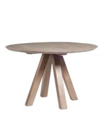 ALDER & TWEED TRENTON 54" ROUND DINING TABLE W RESTON CHAIR