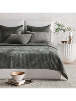 CLASSIC HOME BARI VELVET SAGE 3PC QUEEN QUILT SET