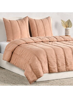 CLASSIC HOME ROWEN CLAY 3PC QUEEN QUILT SET