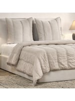 CLASSIC HOME ROWEN TAUPE 3 PC QUEEN QUILT SET