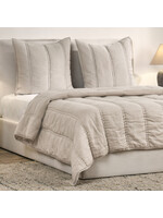 ROWEN TAUPE 3 PC QUEEN QUILT SET