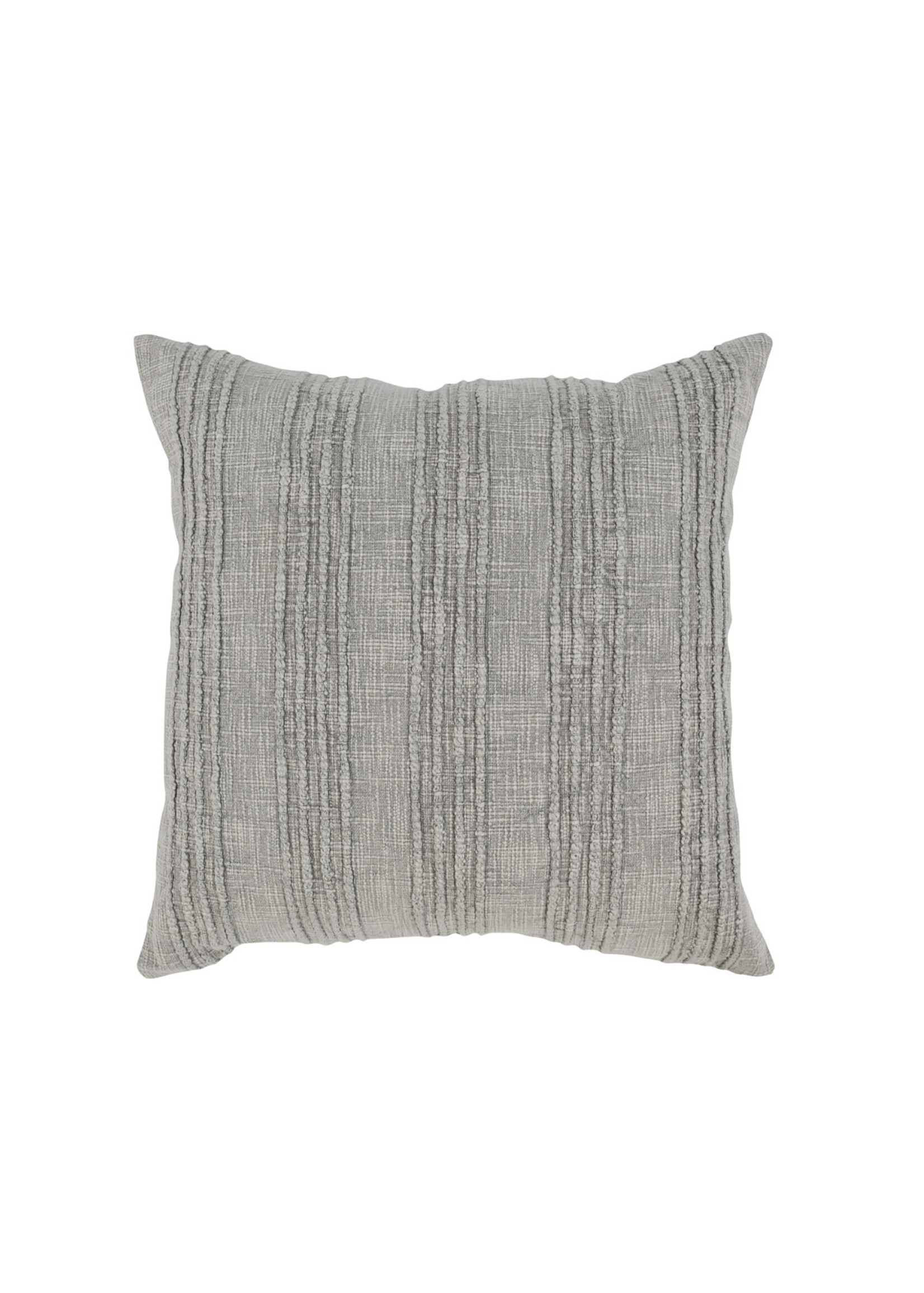 CLASSIC HOME SLD GRATITUDE GRAY PILLOW