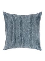 SLD GRATITUDE SEA FOG BLUE PILLOW
