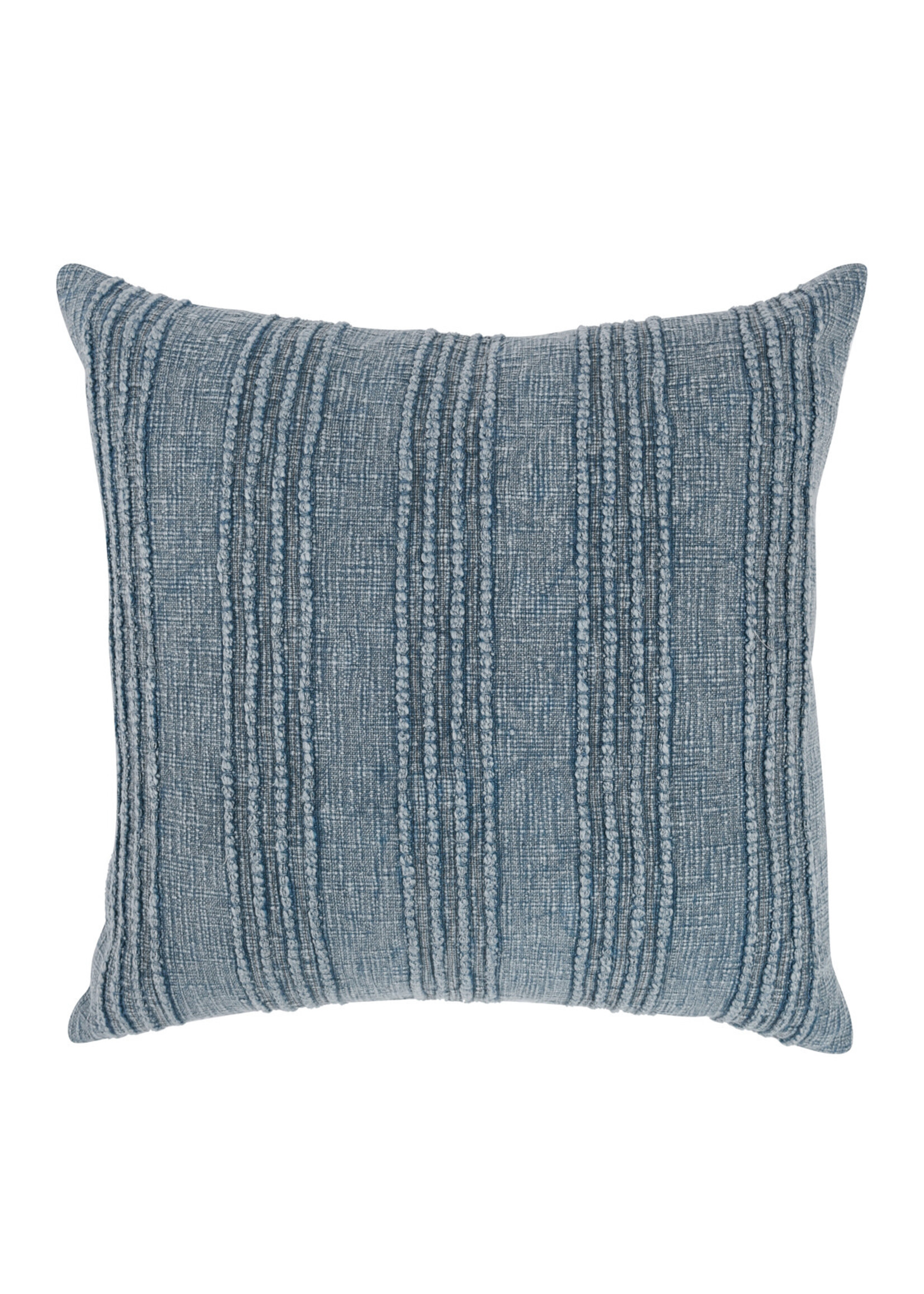 CLASSIC HOME SLD GRATITUDE SEA FOG BLUE PILLOW