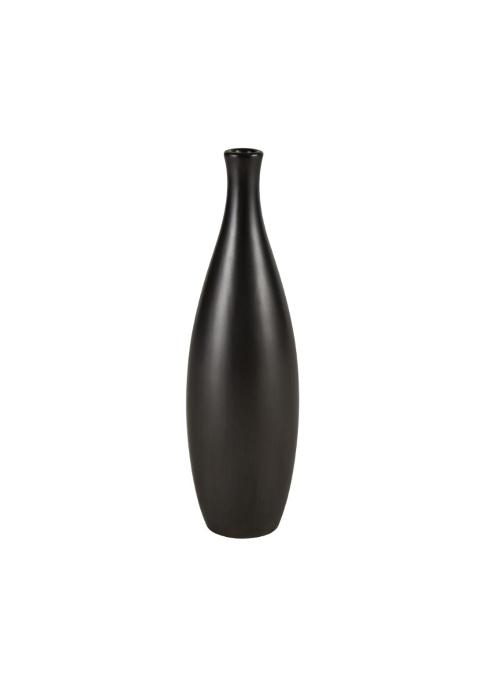 FAYE VASE BK 4"X 14"