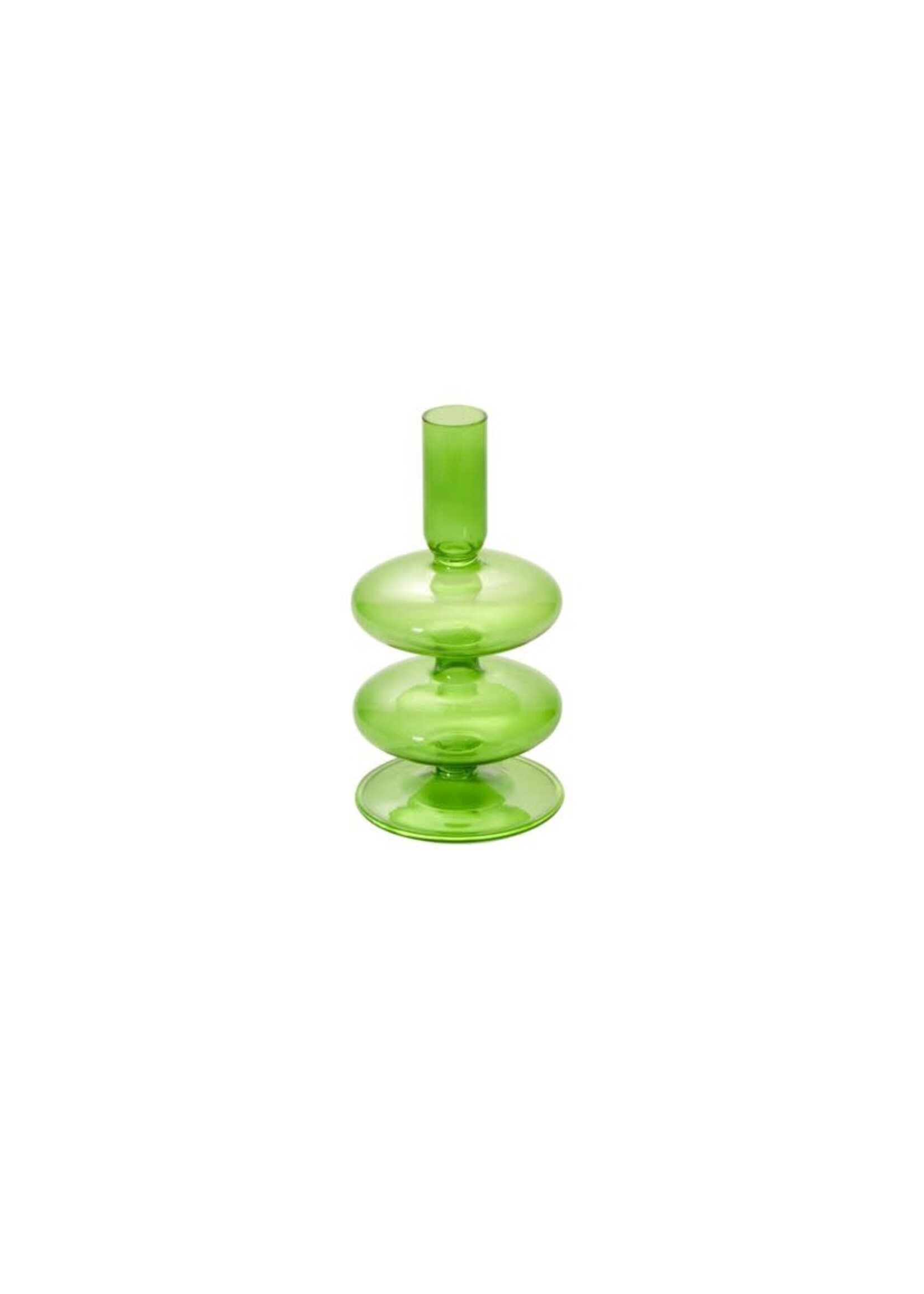 WIZARD CANDLESTICK GREEN 7"