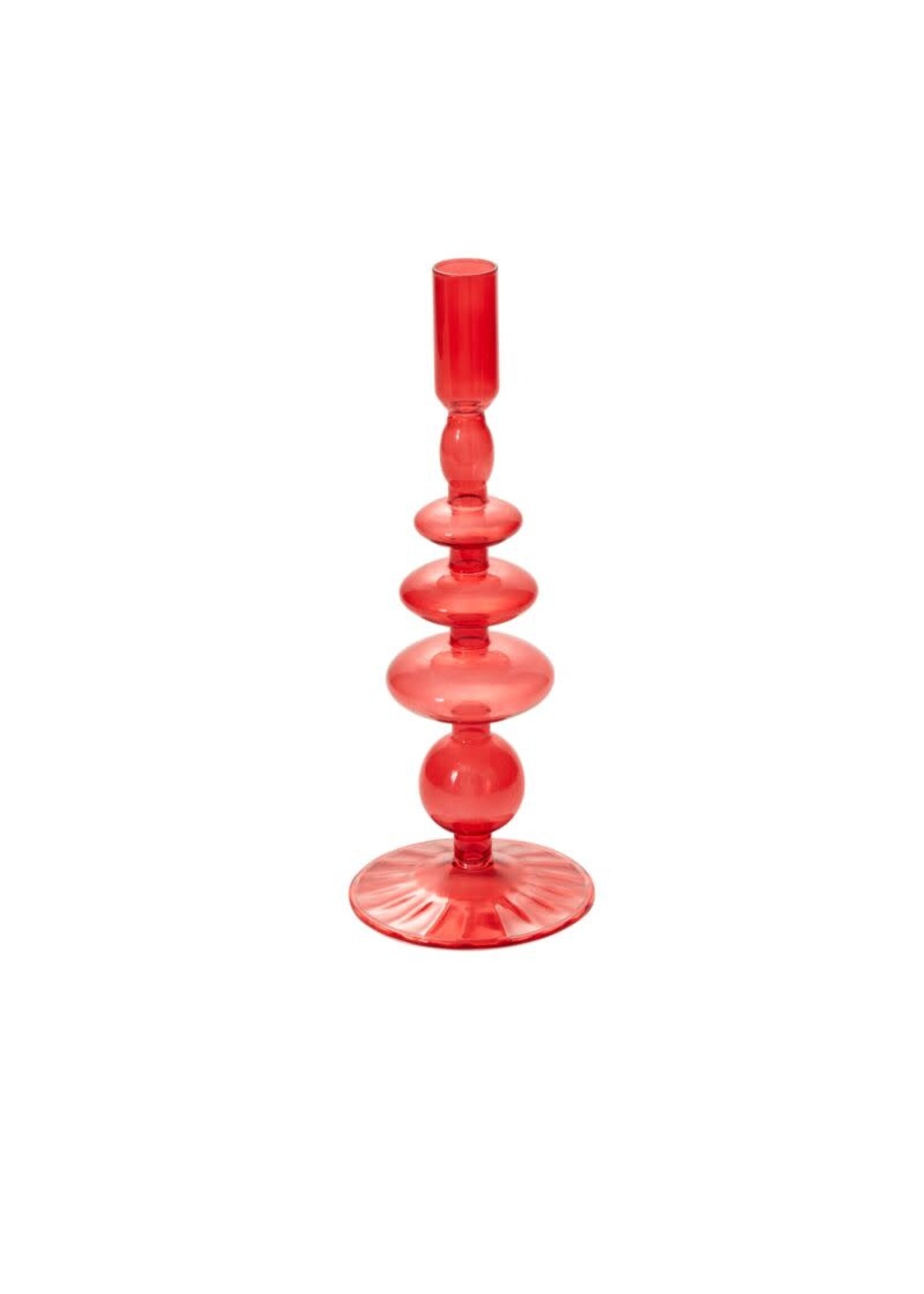 WIZARD CANDLESTICE RED 10.5"