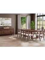 A-AMERICA VOSS 7 PC DINING SET W LEAF