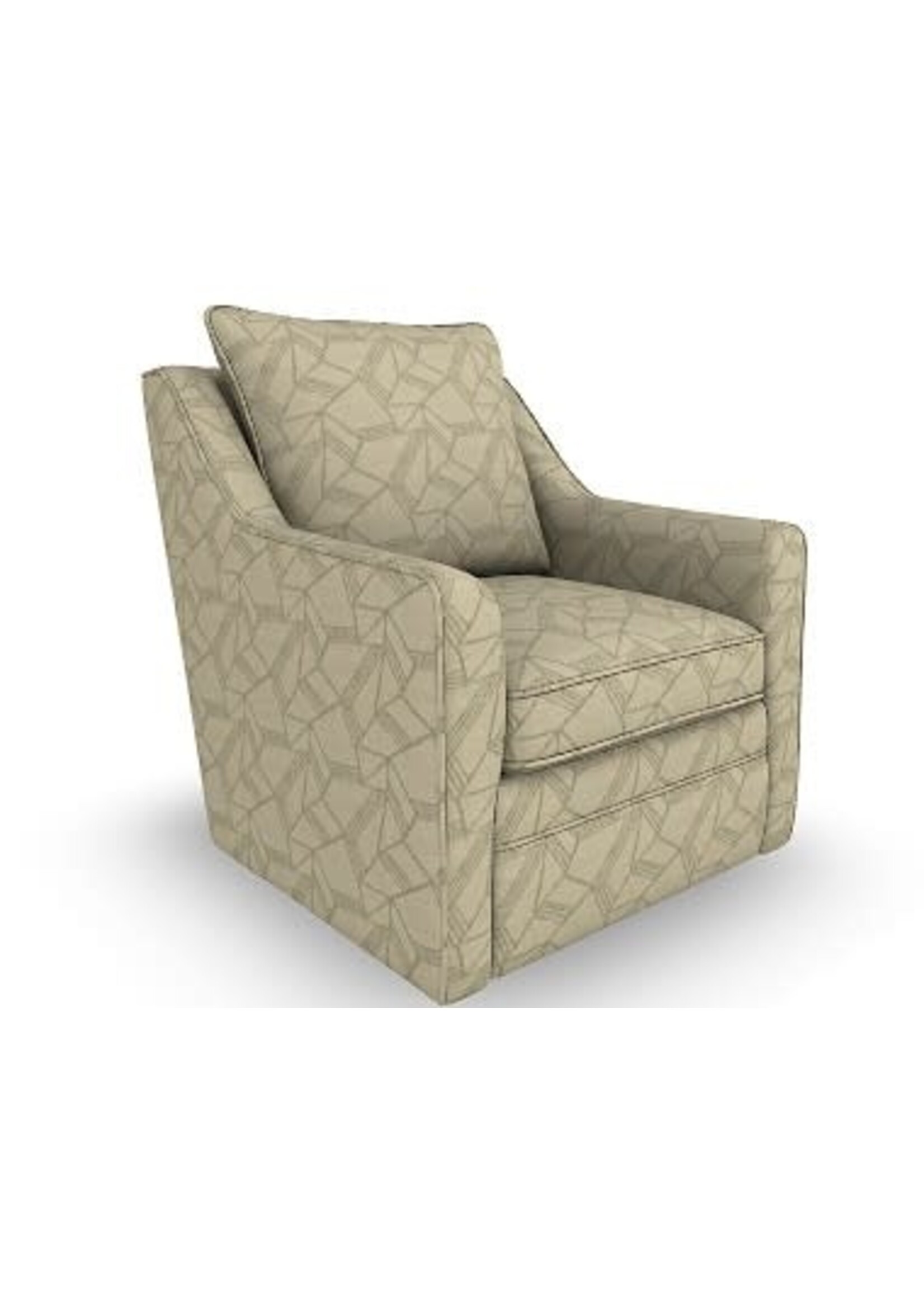 BEST AUBREY SWIVEL BARREL CHAIR