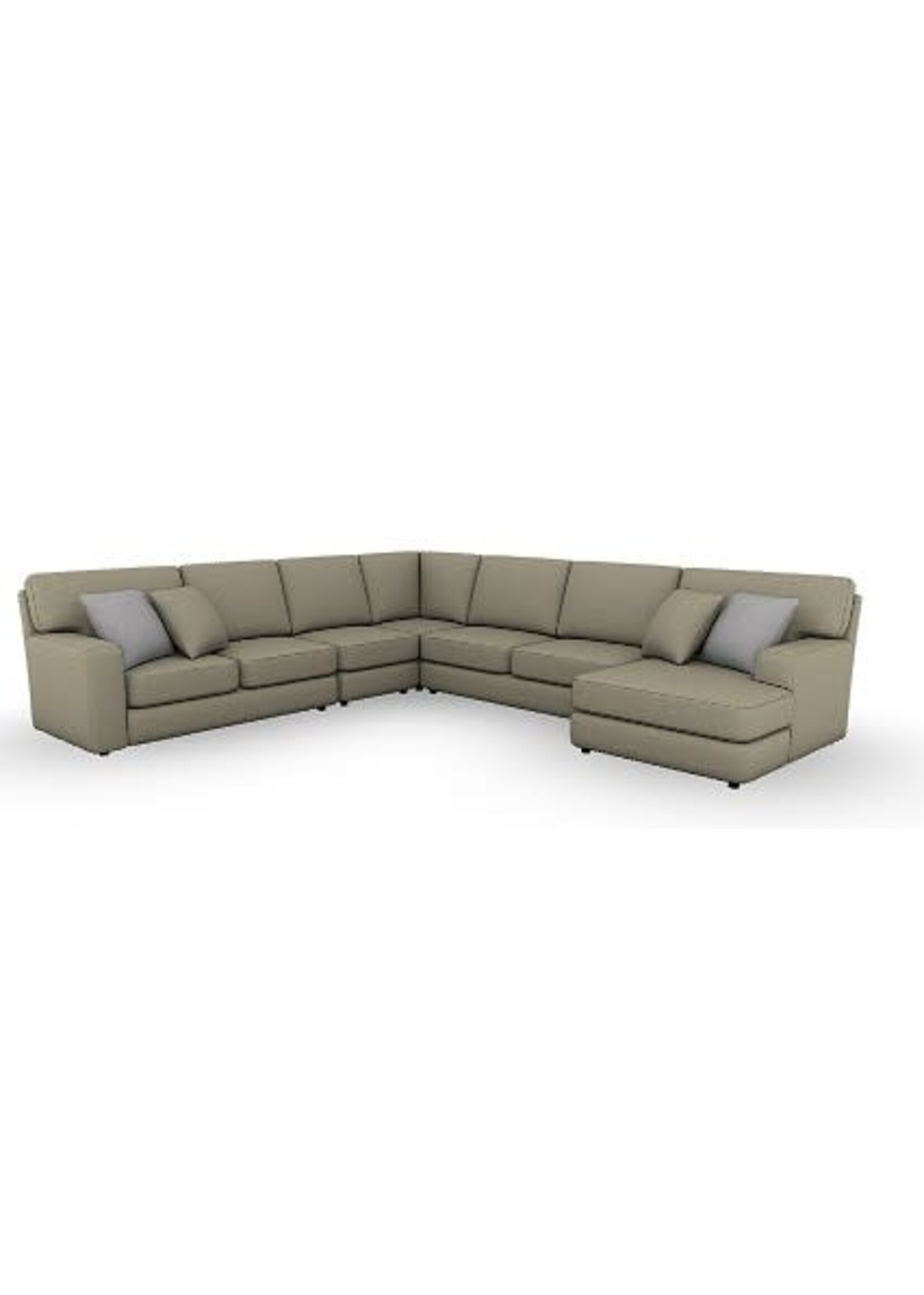 BEST DOVELY 2 PC SECTIONAL W CHAISE