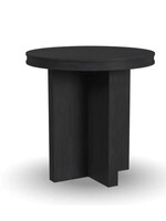 FLEXSTEEL WATERFALL ROUND END TABLE