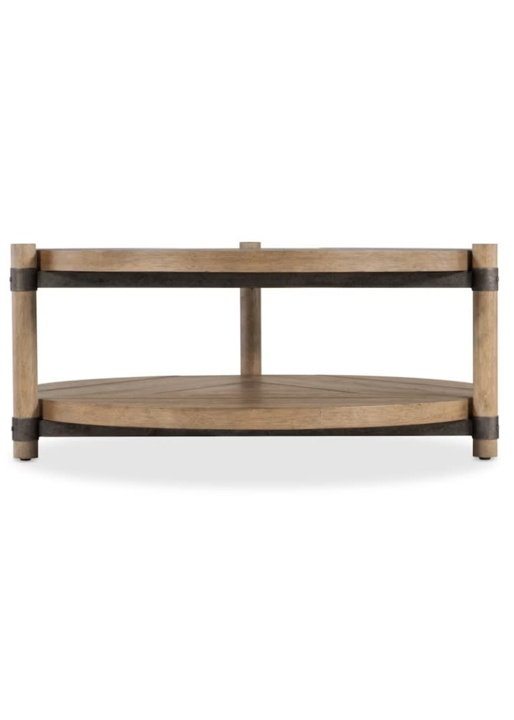 HOOKER FURNITURE VINEYARD ROW ROUND COCKTAIL TABLE