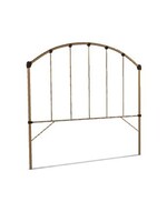 WESLEY ALLEN TWIN COVENTRY  BRONZE HEADBOARD