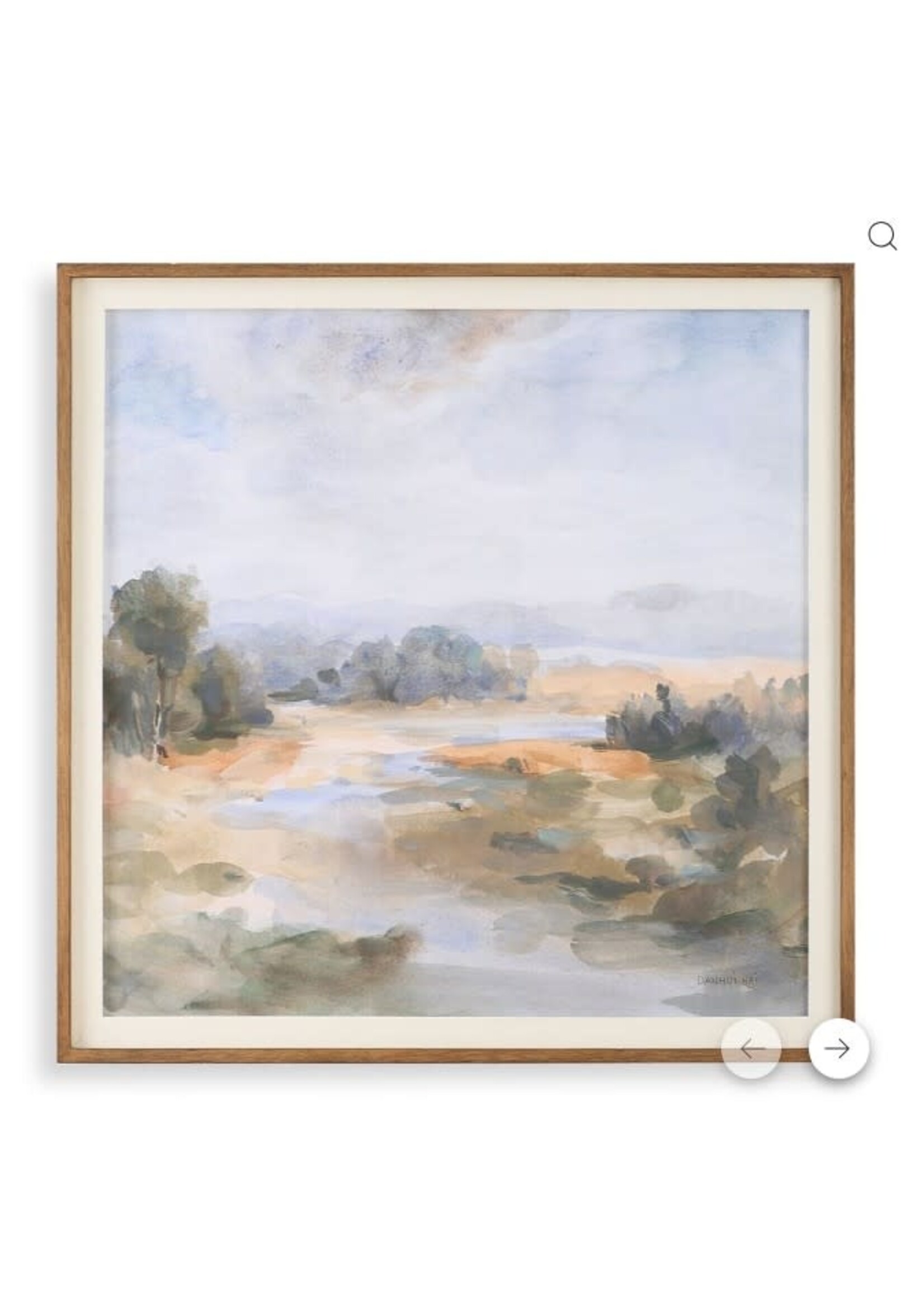 UTTERMOST RIVER AFTERNOON FRAMED PRINT
