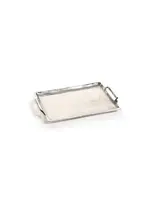 ZODAX BARBUDA ALUMINUM TRAY W HANDLES, SMALL