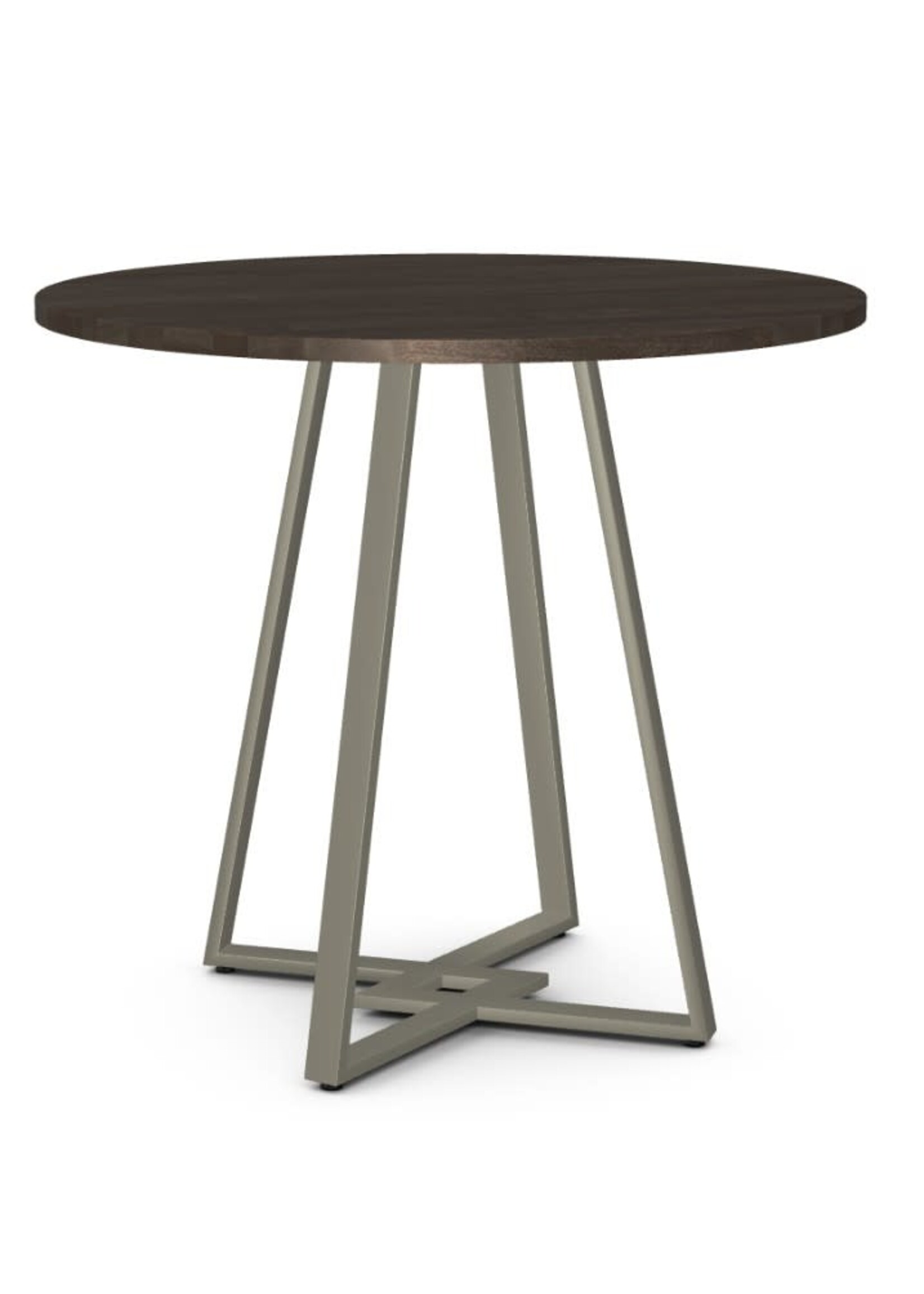 AMISCO Dirk Counter Table w solid birch top &  Otis Stools (4)