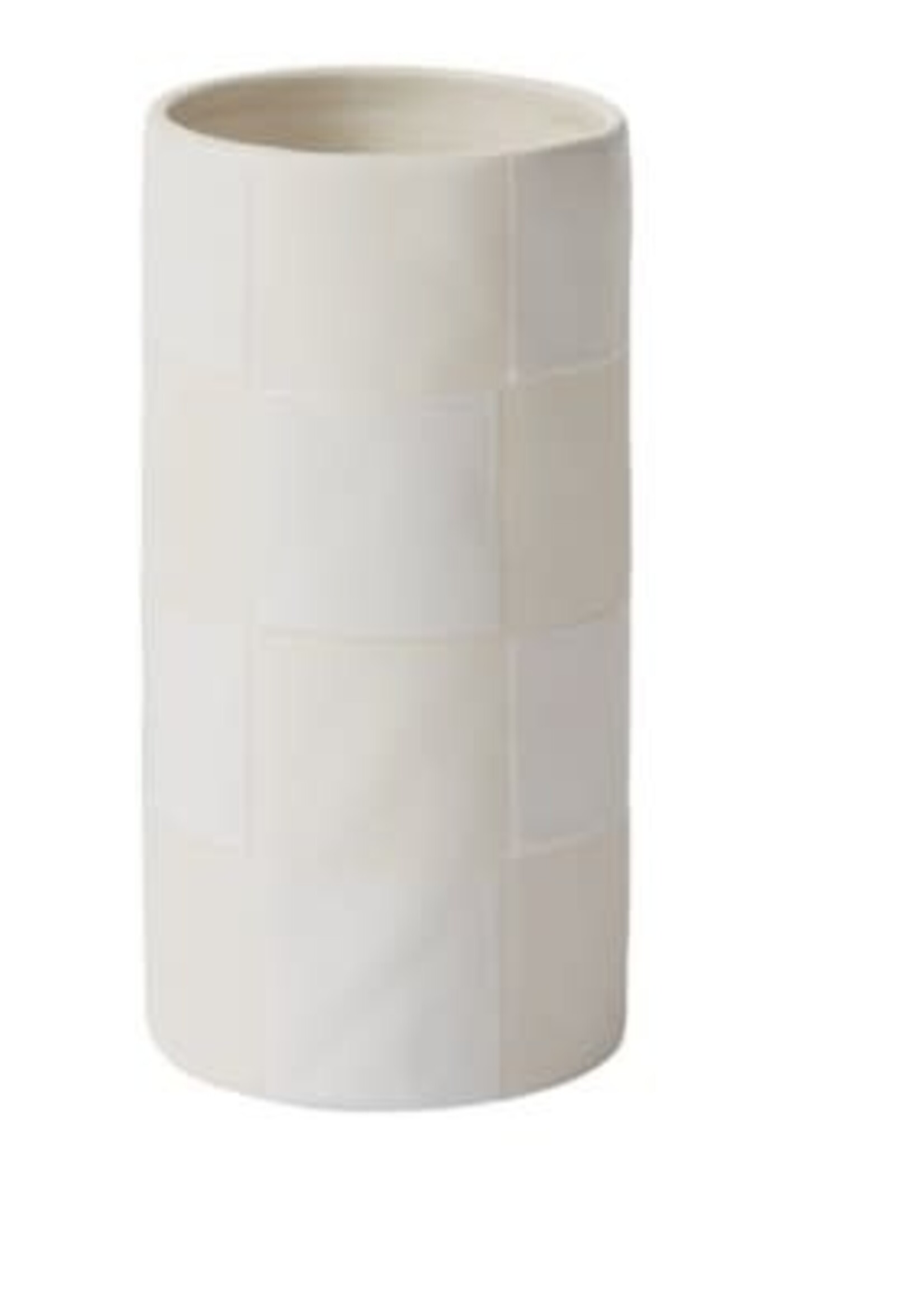 CHECKERBOARD VASE 5"