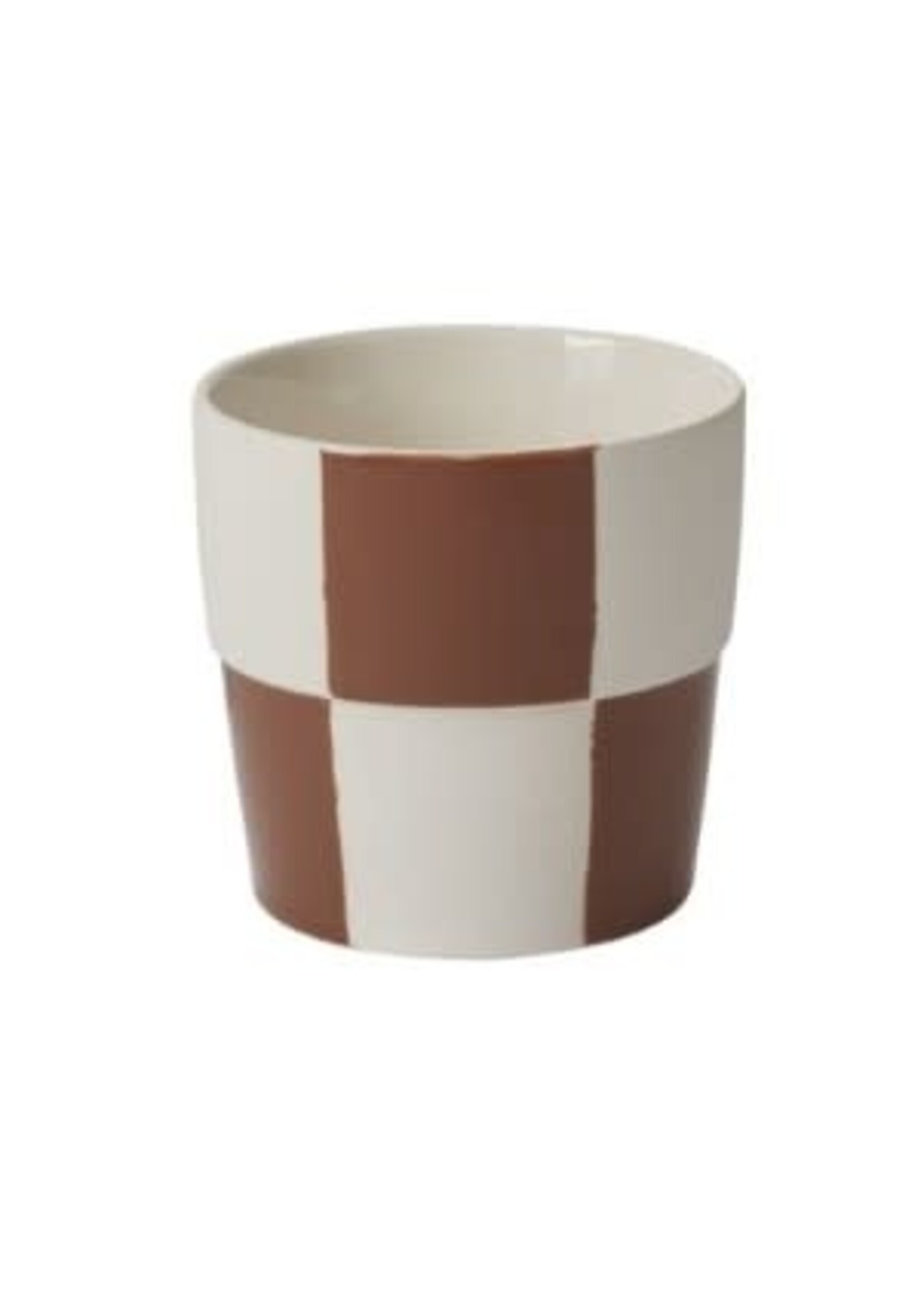 CHECKERBRD POT 3.25"