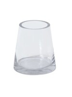 FAT PYRAMID VASE 4"