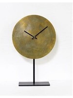 10" ANTIQ BRASS STAND CLOCK