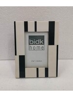BIDK 4X6 RESIN BK/WT FRAME