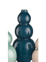 CELIA VASE 8"X18" NAVY