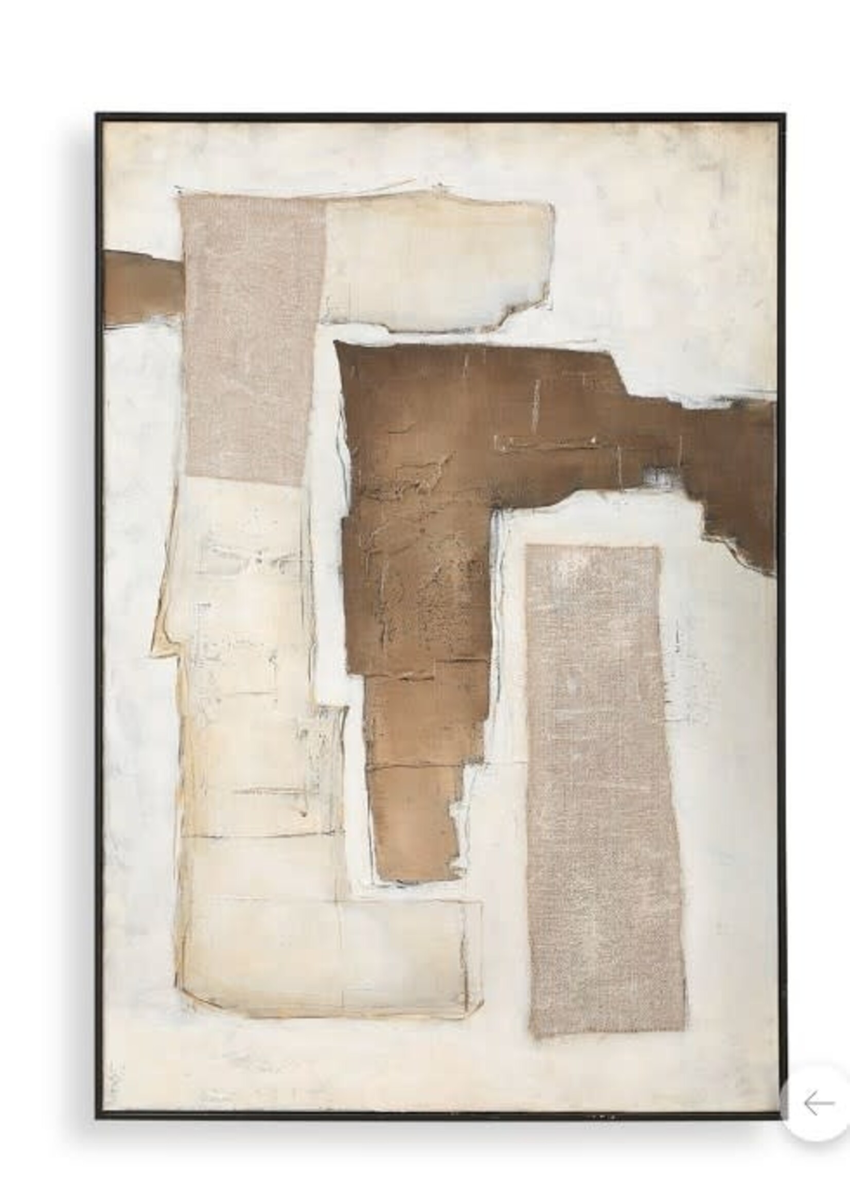 UTTERMOST INTERFERENCE HAND PAINTED CANVAS