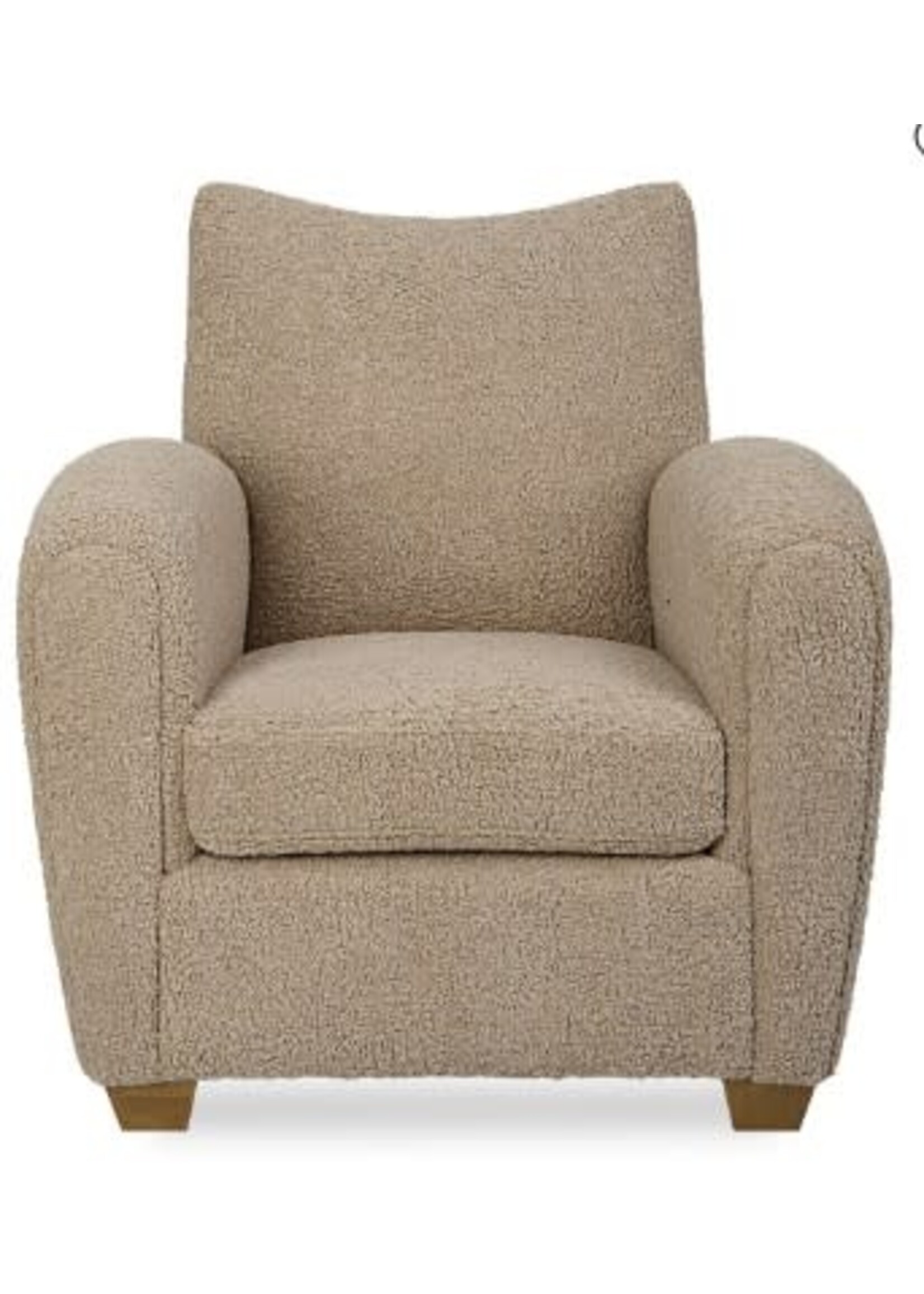 UTTERMOST TEDDY ACCENT CHAIR LATTE