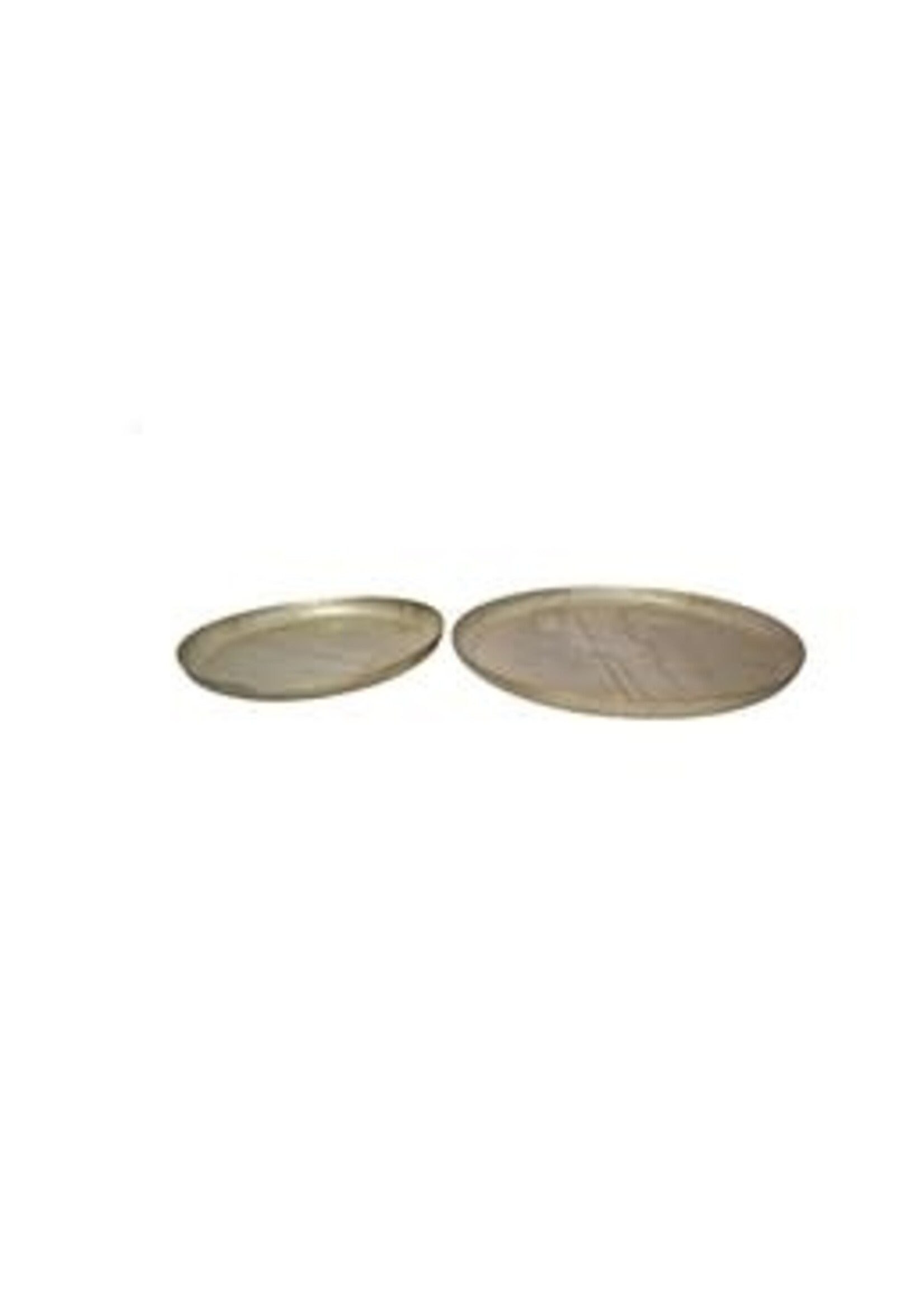 LG SILVER GOLD CRACKLE TRAY