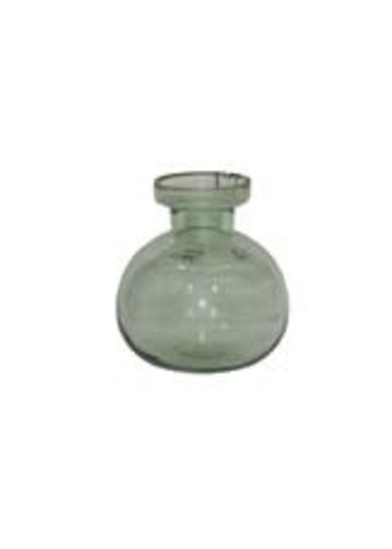 BIDK SM GLASS VASE GREEN