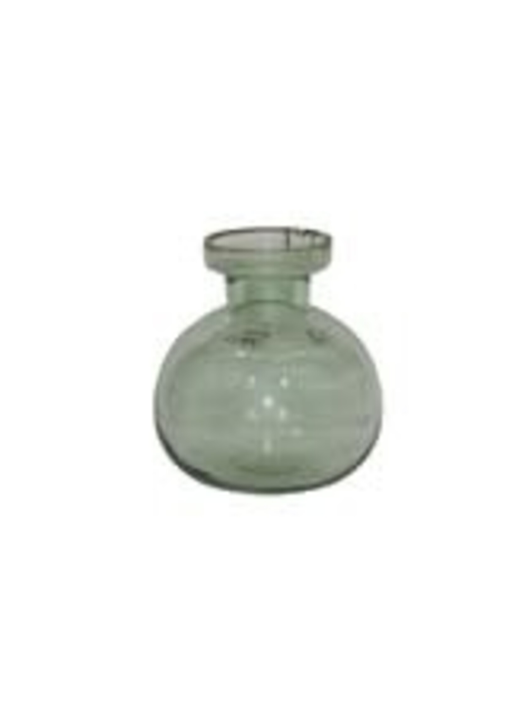 SM GLASS VASE GREEN
