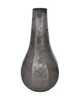 BIDK TEARDROP ANT SILVER IRON VASE