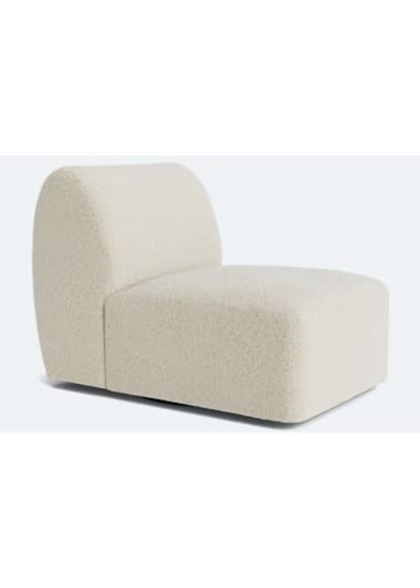 BASSETT CLYDE  CUSTOM  ARMLESS SWIVEL CHAIR