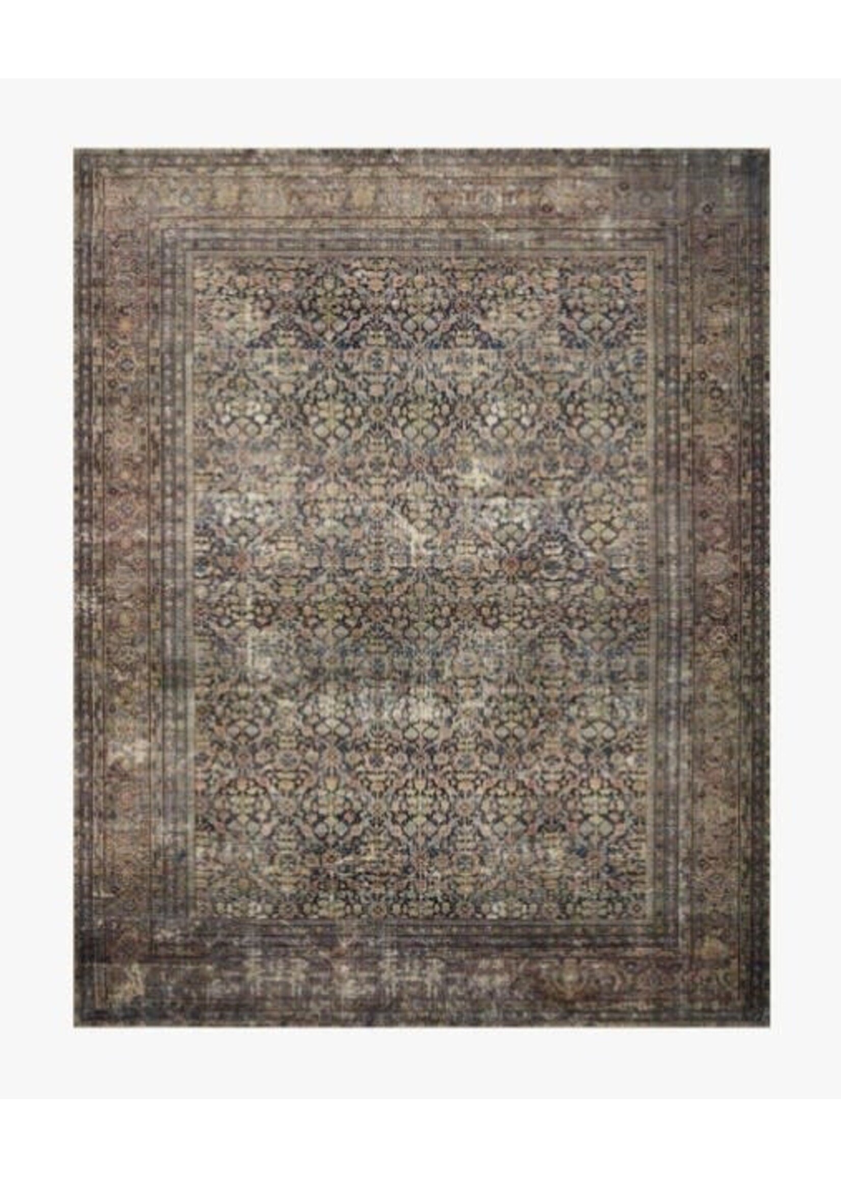 LOLOI MORGAN DENIM/MULTI 2X4