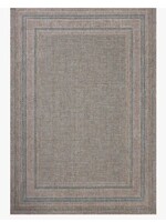 LOLOI TOPANGA NATURAL/TEAL 2X4