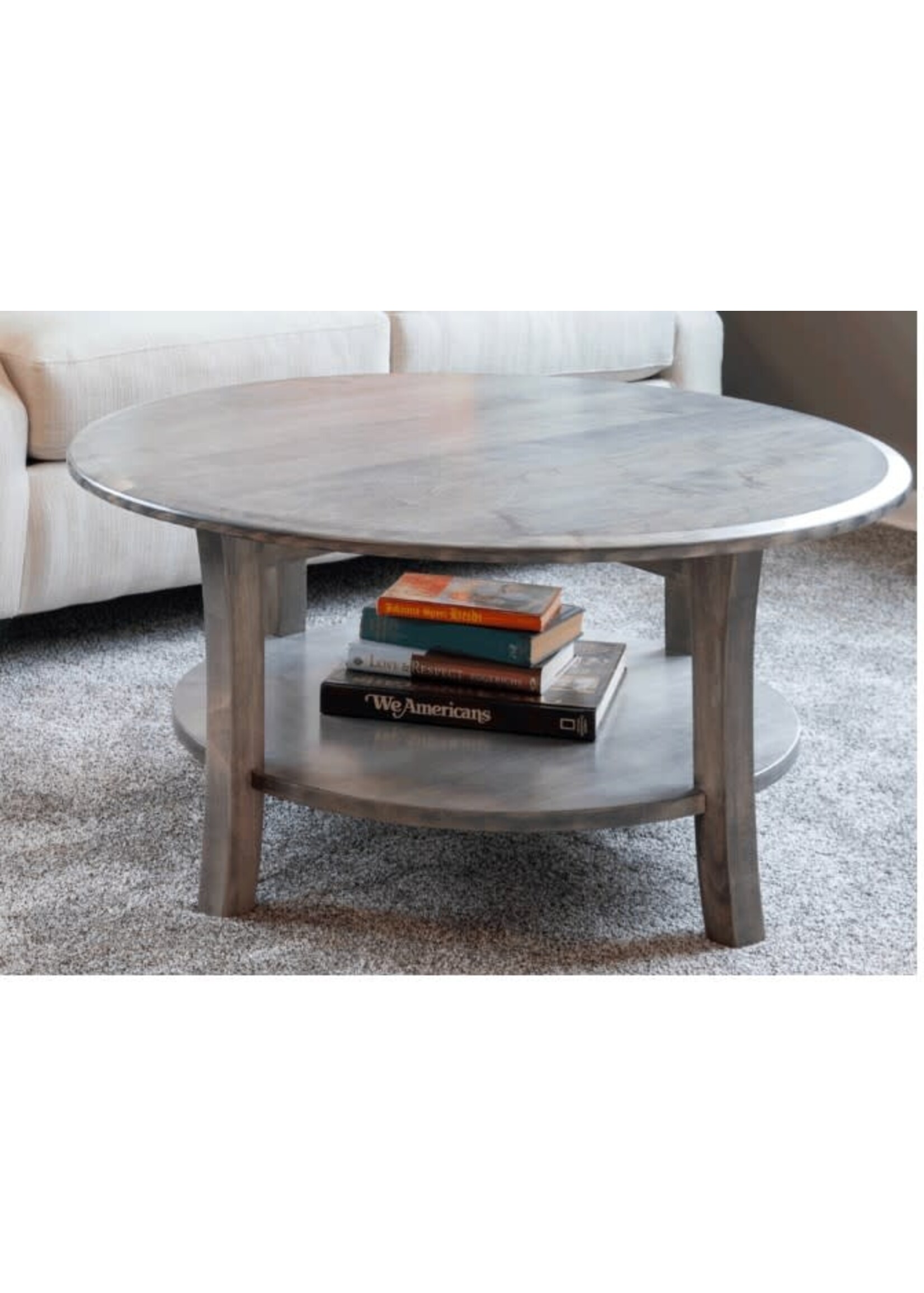 OAKWOOD MANCHESTER 38" ROUND COFFEE TABLE