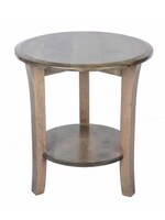 OAKWOOD MANCHESTER 22" ROUND END TABL E