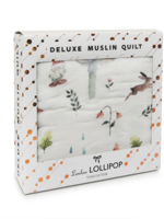 Lou Lou Lollipop Muslin Quilt Blanket | Woodland