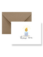 IMPAPER Blow Me Birthday Card