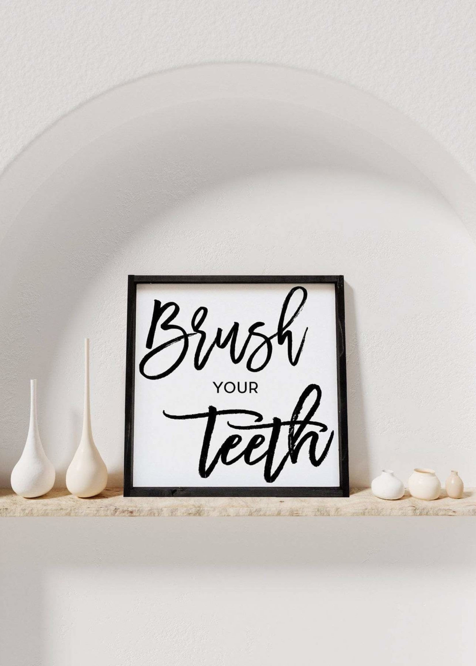 Williamraedesigns Brush Your Teeth | Dark Walnut