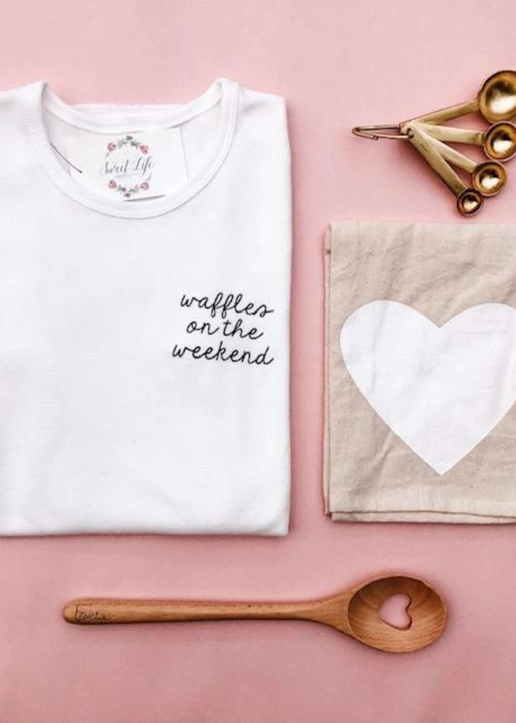 The Sweet Life Apparel & Gifts Waffles on the Weekend Thermal Top
