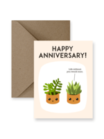 IMPAPER Happy Anniversary, Life Would Succ Card