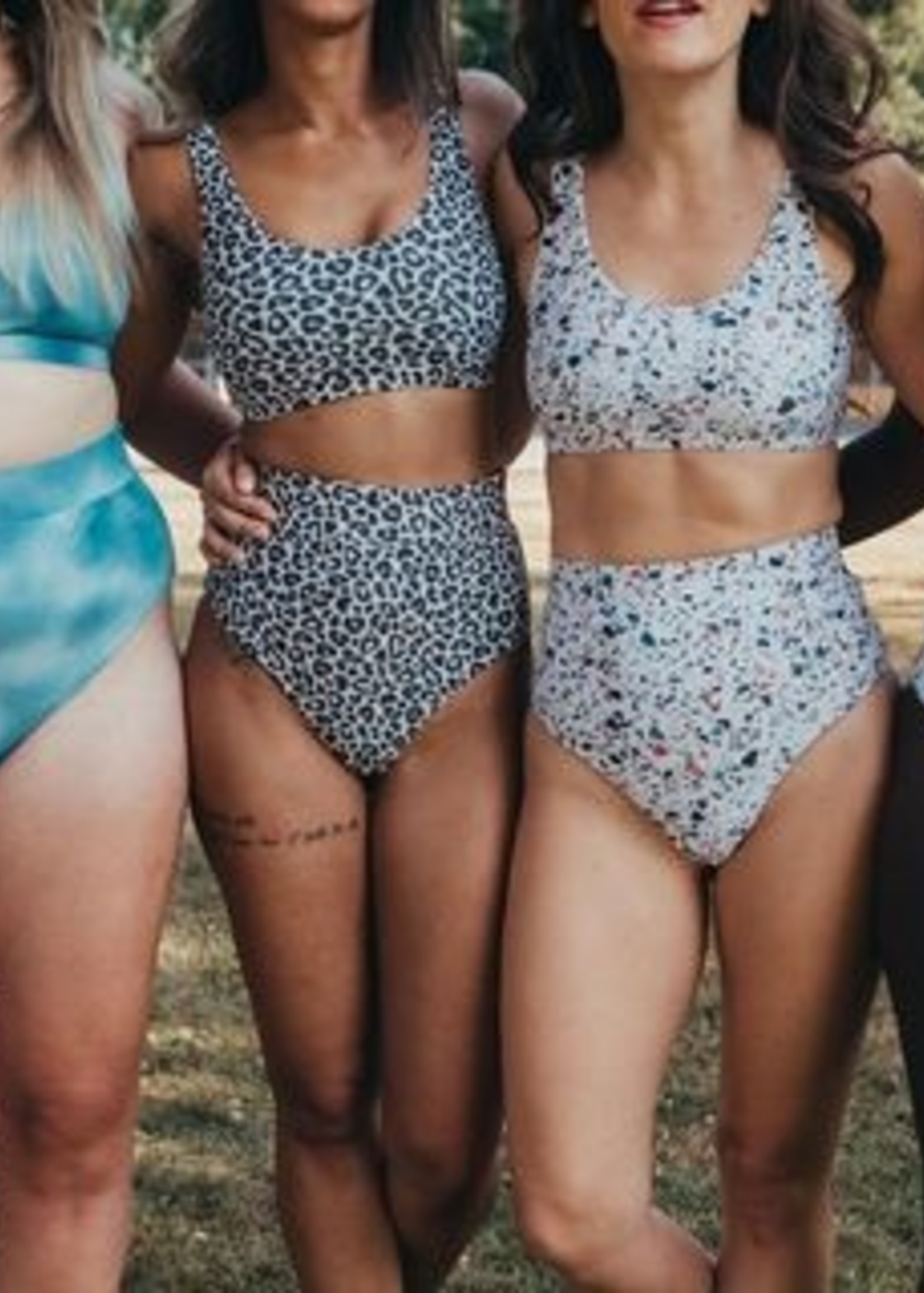 Current Tyed Clothing High Waisted Swimsuit Bottoms