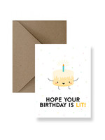 IMPAPER Hope Your Birthday Is Lit! Card