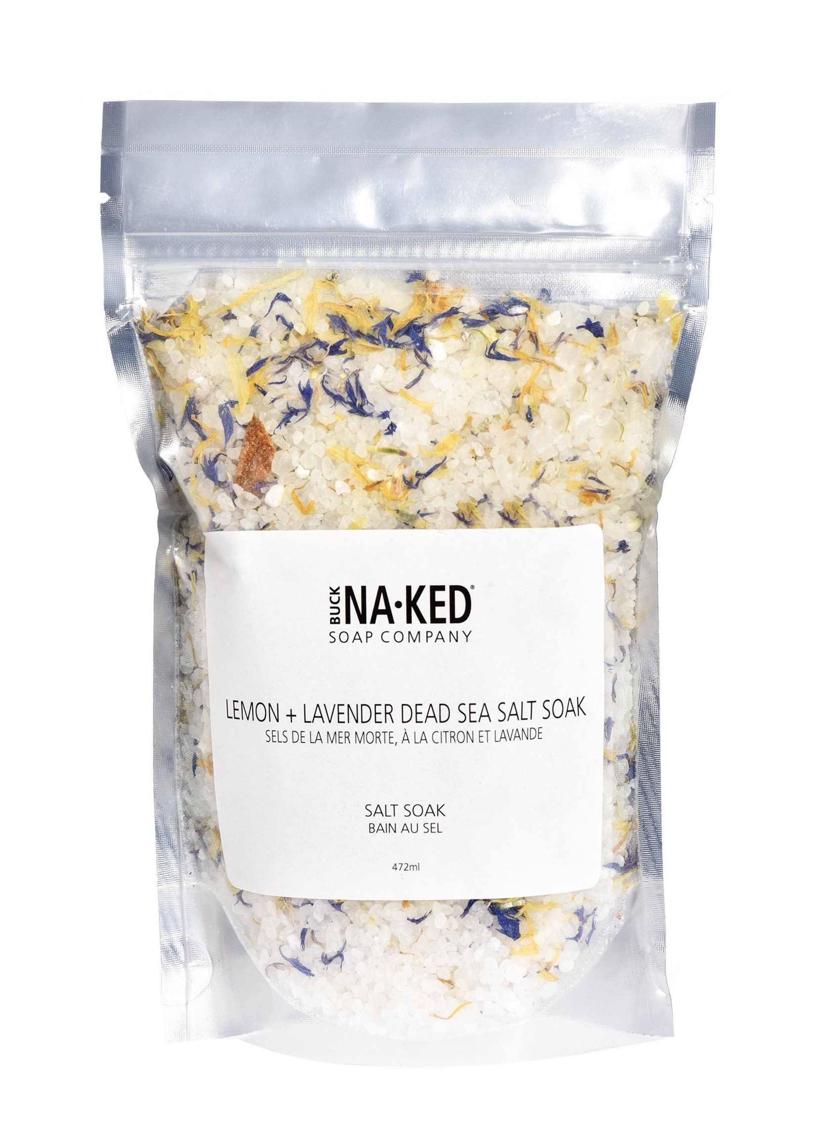 Buck Naked Soap Company Lemon & Lavender Dead Sea Salt Soak