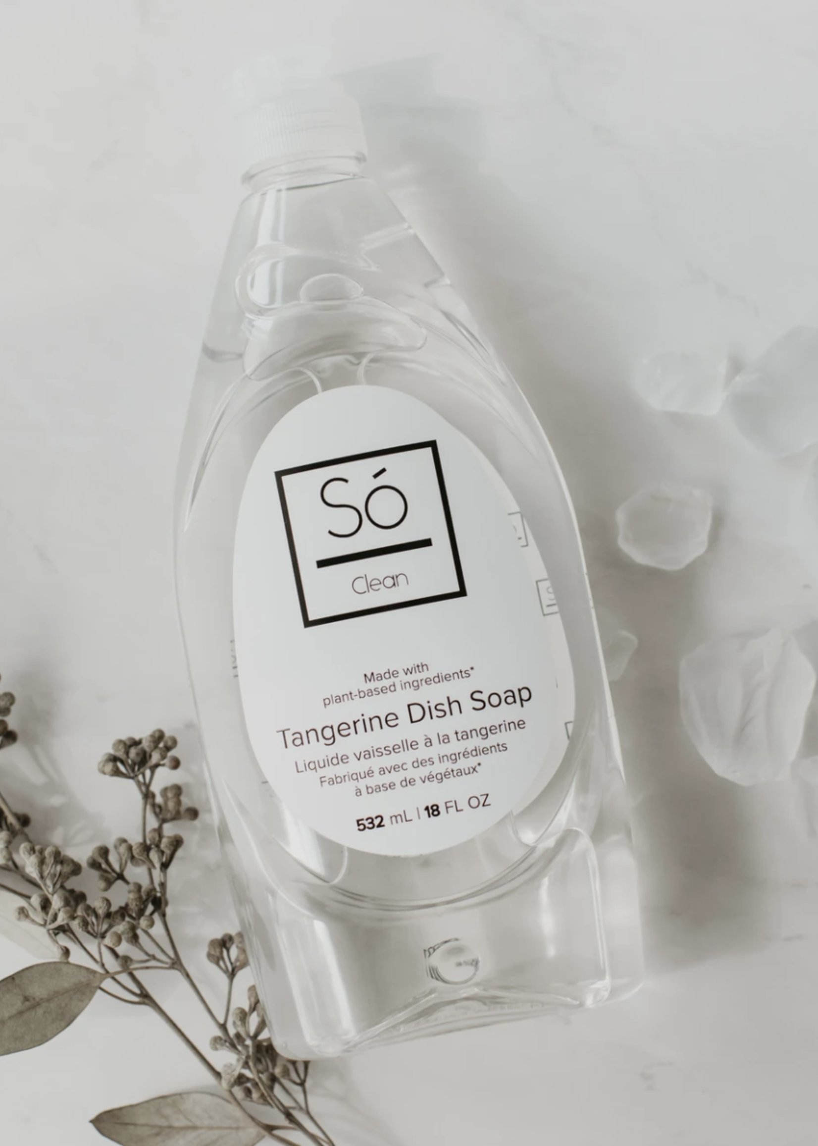 Só Clean  Tangerine Dish Soap - Oak & Ivory Collective
