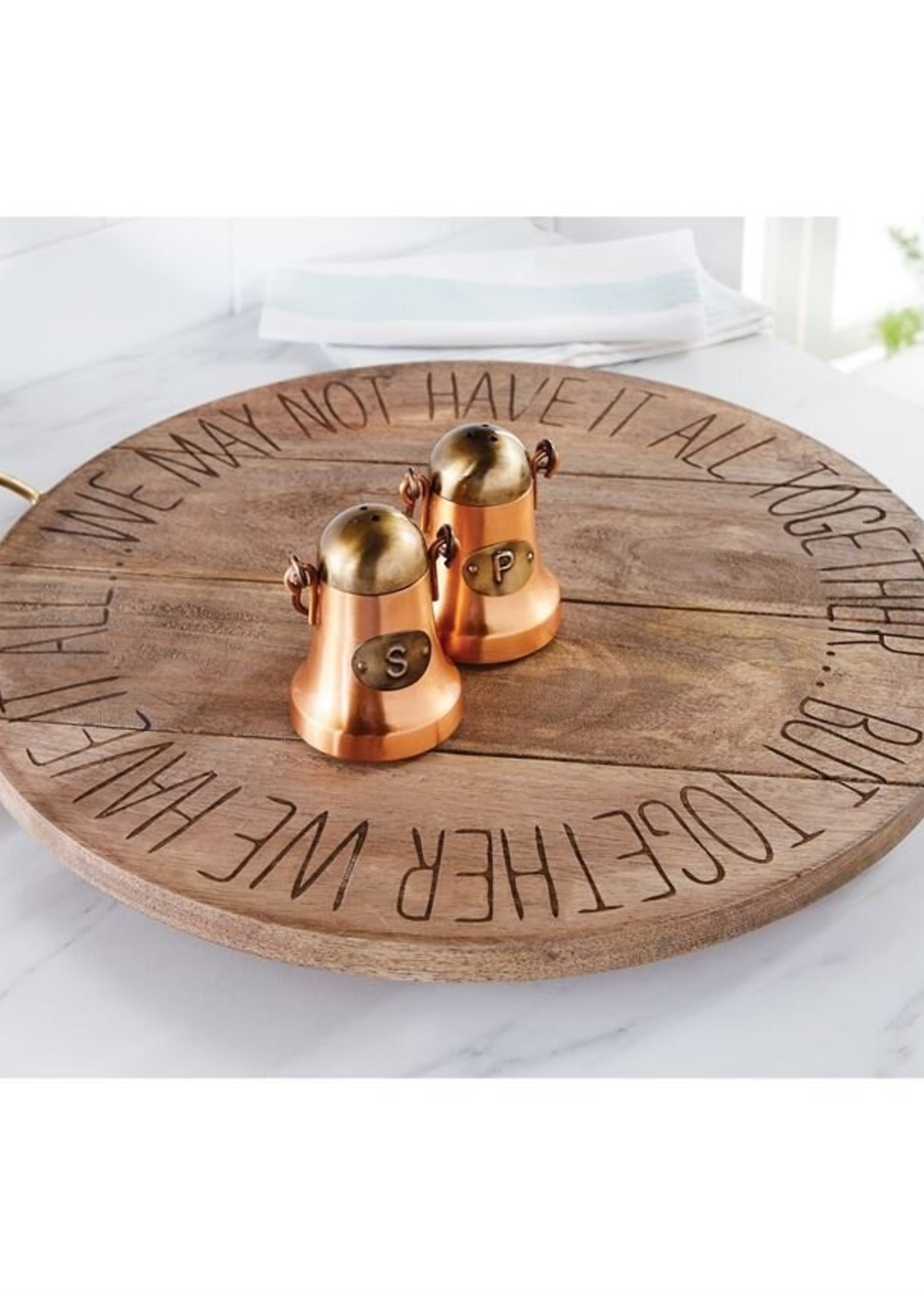 Mud Pie Together We Have It All Lazy Susan
